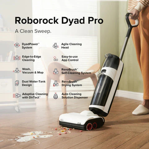 Roborock Dyad Pro Cordless Wet and Dry Vacuum - Roborock Online