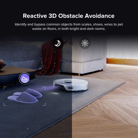 Roborock S8 Pro Ultra Robot Vacuum and Mop Cleaner - White
