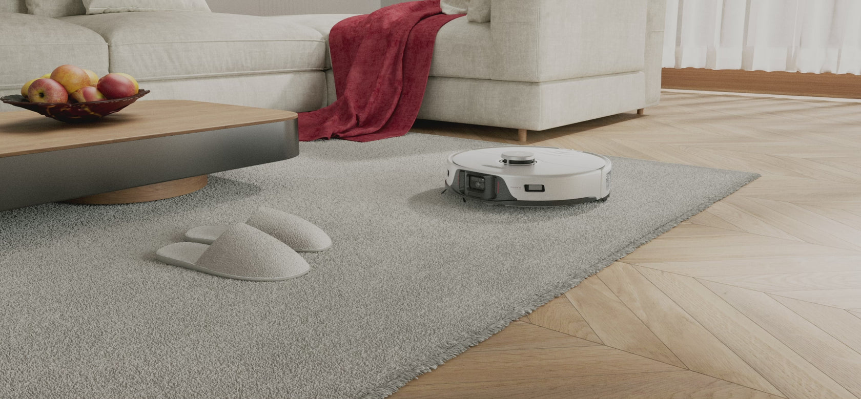Roborock Robotic Vacuum and Mop Cleaner  - Cleaning Floor